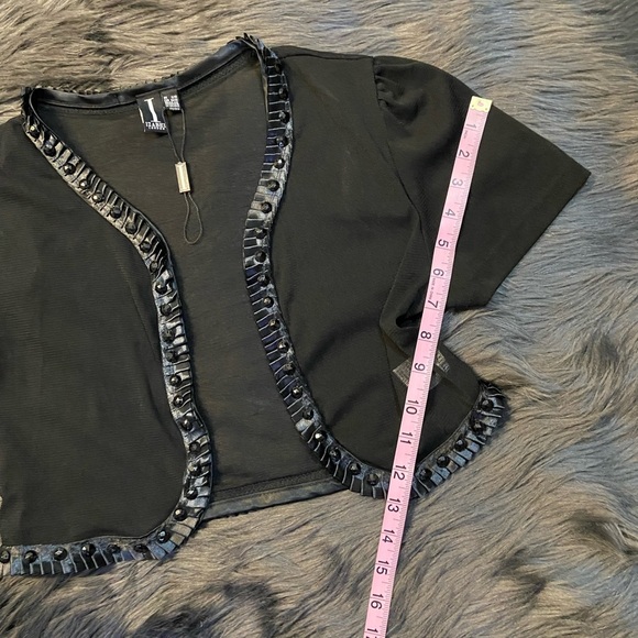 Isabel London see through sequins bolero - Picture 9 of 11